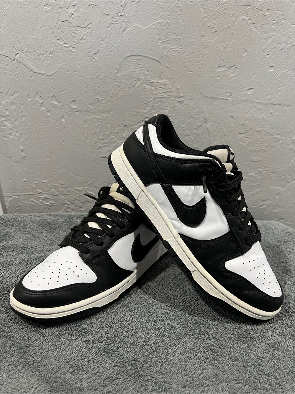 🔥🔥 NIKE Dunk Low Retro "Panda" Sneaker Shoes White/Black DD1391-100 Men Sz 9